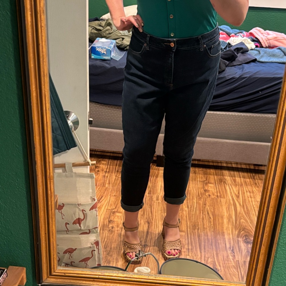 Express Curvy Skinny Ankle Jeans